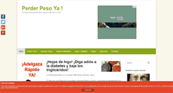Desktop Screenshot of perderpesoya.net
